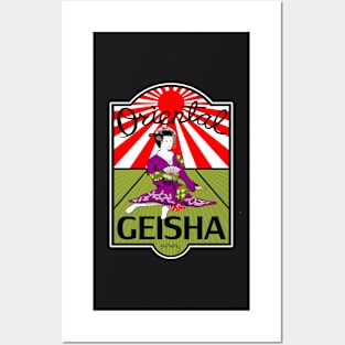 Geisha Vintage Pin Up Posters and Art